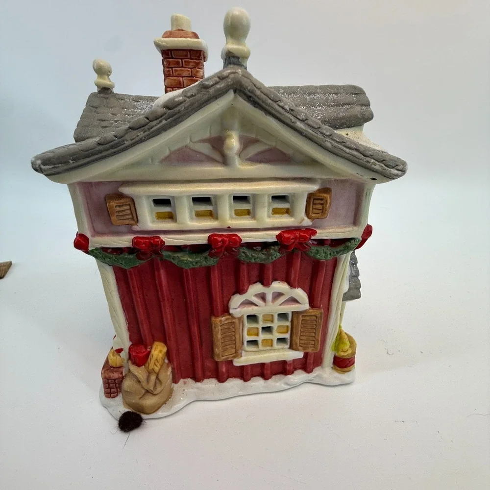 VTG‎ Stubby's Toy Mill Santakin's Village Christmas Village Home Decor Porcelain